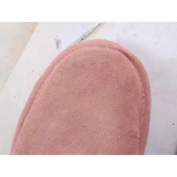 NWOB KOOLABURRA BY UGG MILO slippers slip on slide suede womens shoes pink 6 - Picture 5 of 14